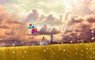 Romantic Couple Anime Wallpaper Comics Desktop Background Cartoon