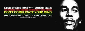 Dont Complicate Your Mind Bob Marley Quote Photo