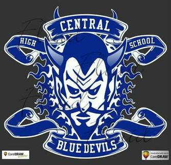 Blue Devils Mascot Fluid Designs Inc