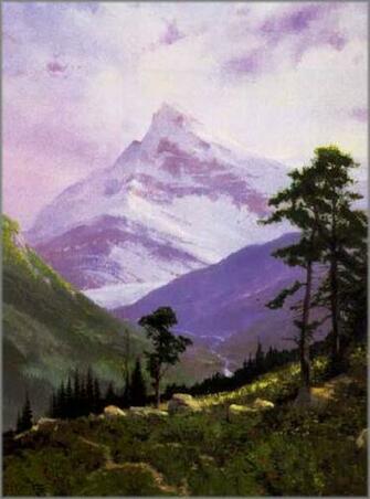 Store Front Subjects Scenic Thomas Kinkade Spring In The Alps