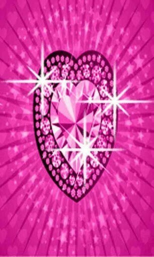 Checkout This Cute And Lovely Bling Heart Live Wallpaper If You