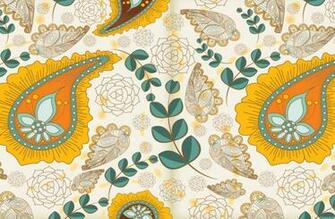 Orange And Yellow Paisley Wall Mural Muralswallpaper Co Uk