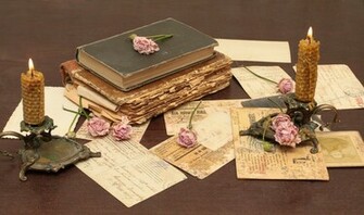 Old Desk Wallpaper HD