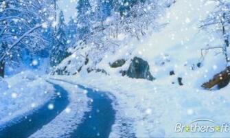 Animated Snow Screensaver
