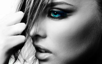 Beautiful Female Face Wallpaper Stock Photos