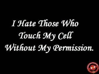 Who Touch My Phone Without Permission Mobile Wallpaper