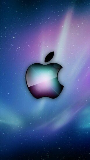 Apple More Search Blue Purple Stars iPhone Wallpaper Tags
