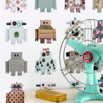 Studio Ditte Robot Wallpaper