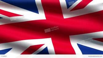 British Flag Background Stock Animation