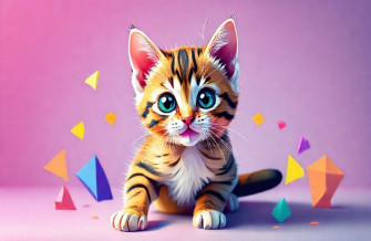 3d Cat Wallpaper