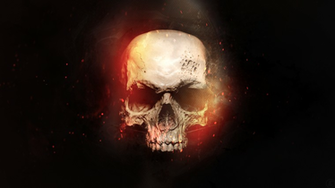 Fire Skull Wallpaper Dazzling Quoteko