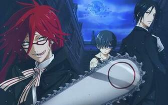 Chainsaw Kuroshitsuji Ciel Phantomhive Sebastian Michaelis Anime