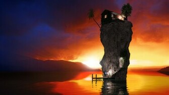 Wallpaper Beach Plastic Pn7dmai