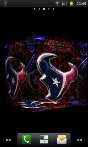 Live Wallpaper Which Bring 3d Texans Logo Into Your Home Screen