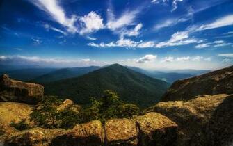Wallpaper Mountain Stones Top