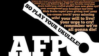 Typography Lyrics Amanda Palmer Ukulele Anthem Wallpaper