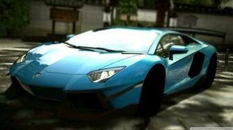 Lamborghini Aventador Matte Black Wallpaper
