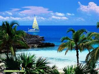 Beautiful Blue Beach Desktop Wallpaper