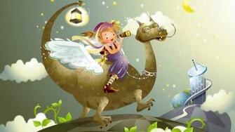 Fairy Tales Vector Wallpaper
