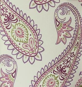 Purple Paisley Wallpaper Nizam Large