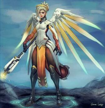 Mercy Overwatch By Glluengo
