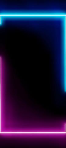 Border Amoled Black Neon Wallpaper