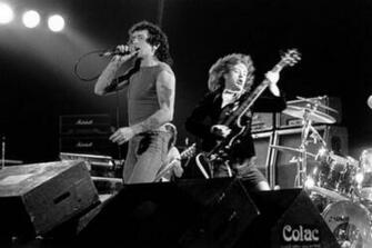 Ac Dc Timeline Bon Scott Performing In Denmark