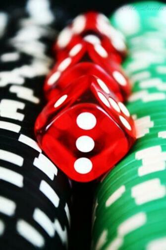 Poker Chips Neon iPhone HD Wallpaper