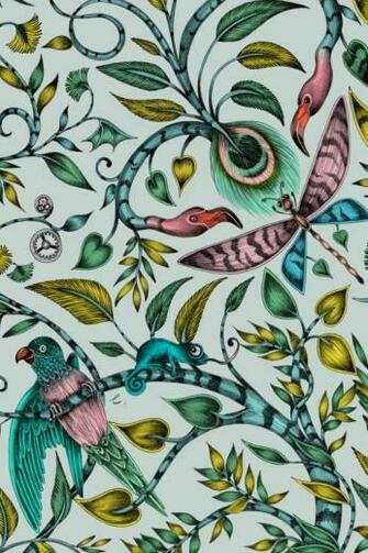 Rousseau By Emma J Shipley Eggshell Wallpaper W0104 With