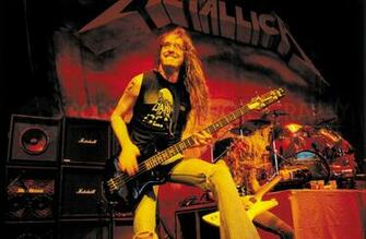 Cliff Burton Live Gig Wallpaper