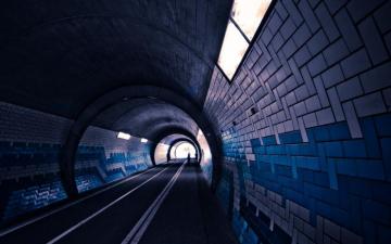 Dark Tunnel Wallpaper Stock Photos