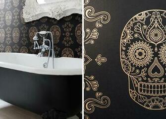 Mexican Day Of The Dead Sugar Skull Wallpaper Hiconsumption