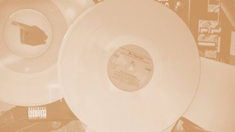 Cream Aesthetic Vinyl Records Wallpaper