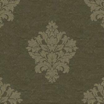 Dark Brown Mottled Damask Wallpaper Wall Sticker Outlet