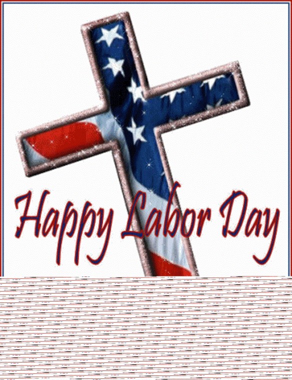 Cross American Labor Day Wallpaper