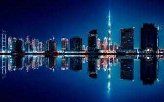 Windows 4k Night City Bay Wallpaper