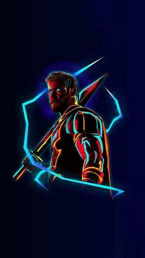 Thor iPhone Wallpaper Top Background