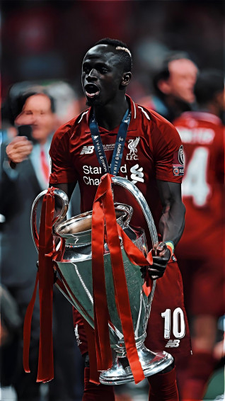 Sadio Man In Liverpool Champions Soccer