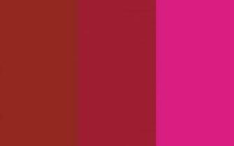 Vivid Auburn Burgundy And Cerise Three Color Background