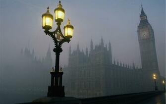 Wallpaper London England River Thames Bridge City Fog Big Ben