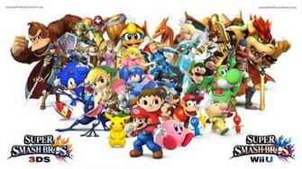 Super Smash Bros Wii U 3ds Wallpaper By Seancantrell