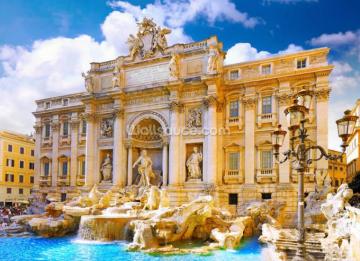Trevi Fountain Rome Wallpaper Mural Wallsauce Us