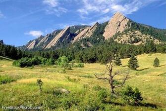 Boulder Flatirons Colorado Co County