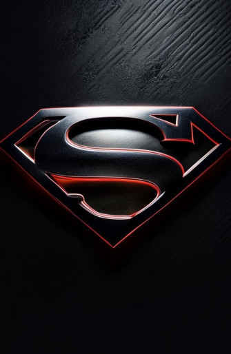 Black Superman Logo Wallpaper