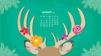 Monthly Desktop Calendar Wallpaper