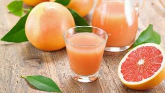 Wallpaper Grapefruit Juice Fruit Citrus 4k