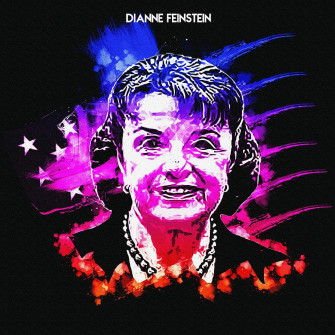 Dianne Feinstein Digital Art By Walter Florine Wallpaper