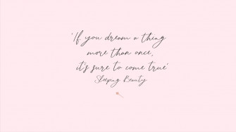 Sleeping Beauty Motivational Quotes Aesthetic Wallpaper