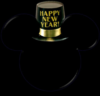 Mickey And Minnie Heads Dressed For New Year S Eve Oh My Fiesta