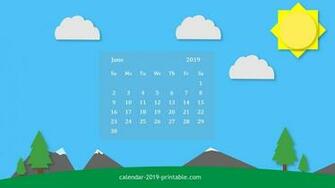 June Calendar HD Wallpaper
